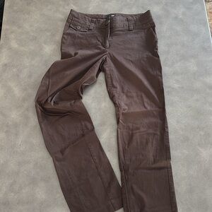 Brown Straight Leg H&M Trousers